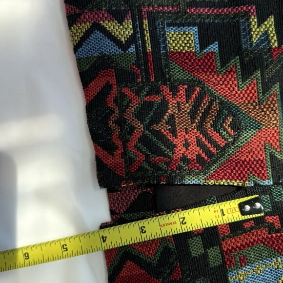 Catherine Malandrino Skirt Emmett Woven Aztec Southwest Sz 14 - Picture 5 of 12